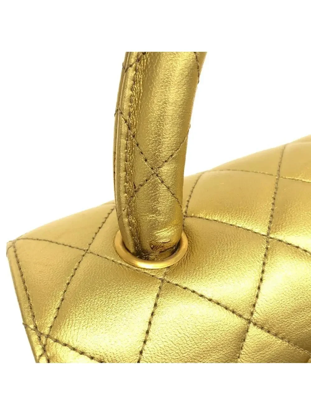 Chanel Vintage Twin Top Handle Flap Bag #251706C49B